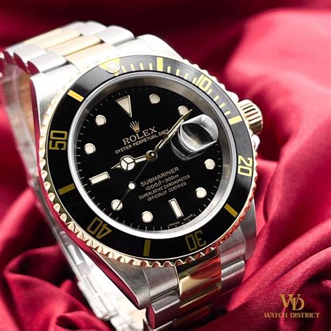 rolex submariner half gold black dial|rolex submariner blue dial price.